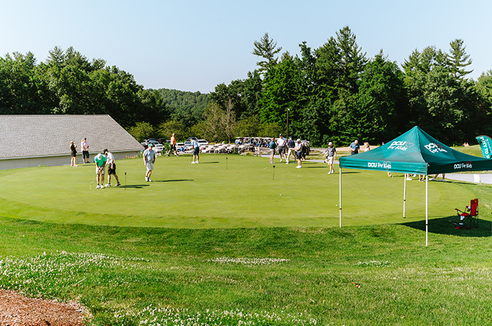people playing golf